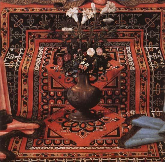 Domenicho Ghirlandaio Details of Thronende Madonna mit den Erzengeln Michael und Raffael sowie den Bischofen Jendrius und justus France oil painting art
